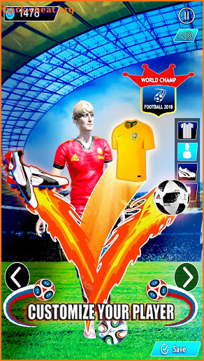 Real Football Shoot Soccer World Cup 2018 screenshot