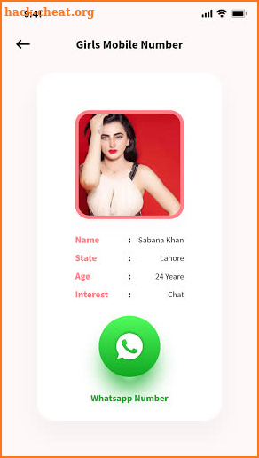 Real Girls Mobile Number For Chat screenshot