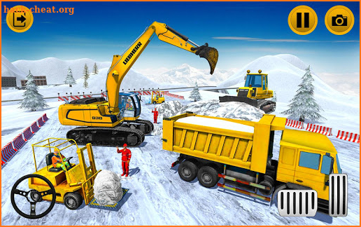 Real Heavy snow excavator simulator screenshot