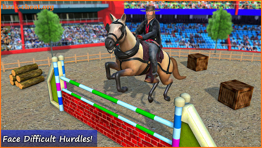 Real Horse World Jumping Game screenshot
