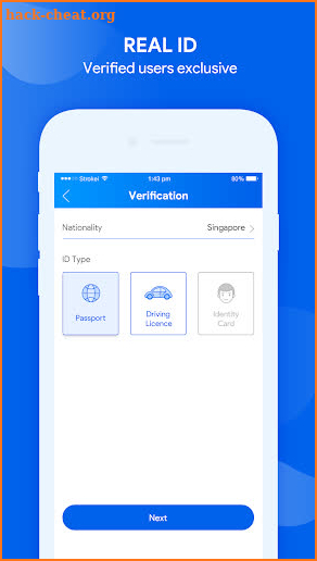 REAL ID-digital identity verification screenshot