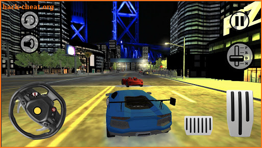 Real Lambo Aventador Car Driving screenshot