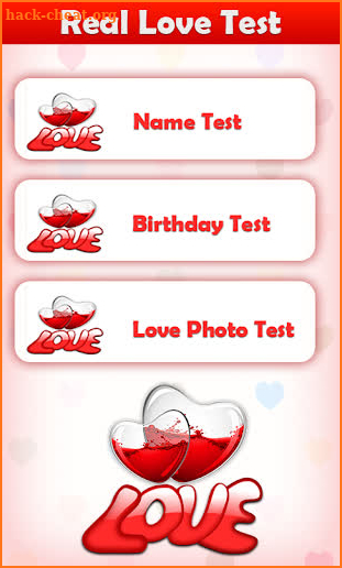 Real Love Test 2020 screenshot