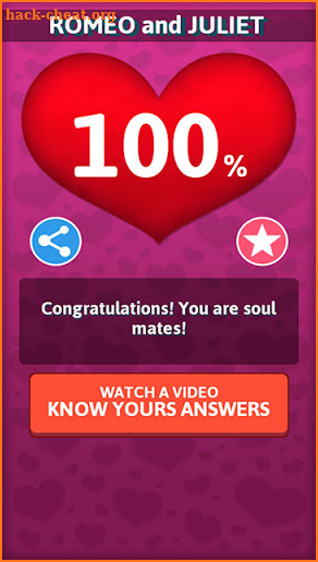 Real Love Test 2021 screenshot