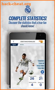 Real Madrid App screenshot