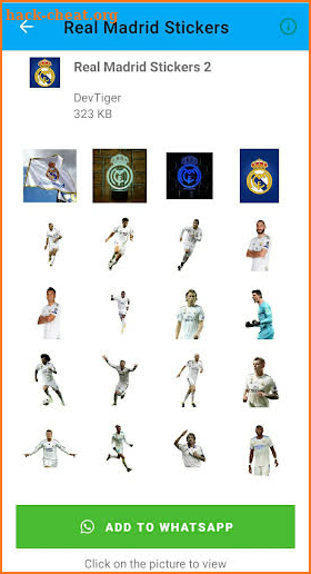 Real Madrid Stickers screenshot