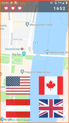 Real Maps Quiz screenshot