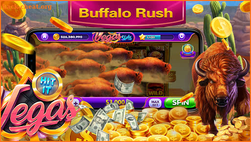 Real Money Buffalo Rider Slots screenshot