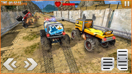 Real Monster Truck Chase Racing Stunt screenshot