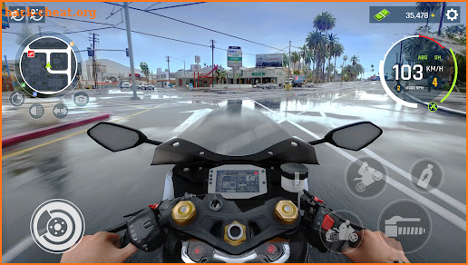 Real Moto Driving Racing World screenshot