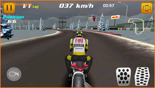 Real Moto racing circuit 3D screenshot