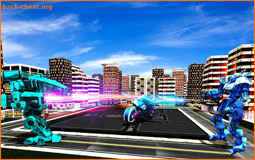 Real Moto Robot Transform: Flying Bike Robot Wars screenshot