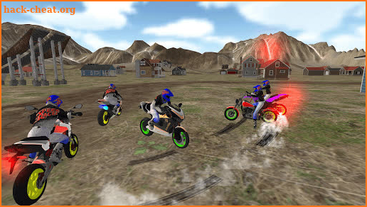 Real Motocross : Police Car Chase 3D screenshot