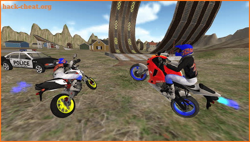 Real Motocross : Police Car Chase 3D screenshot