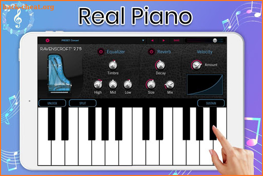 Real Piano -  Piano keyboard 2018 screenshot