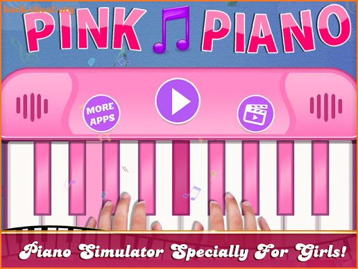 Real Pink Piano For Girls - Piano Simulator screenshot