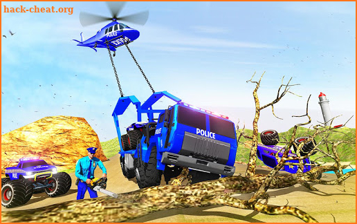 Real Police Cop Car Transporter Truck - Cargo Game screenshot