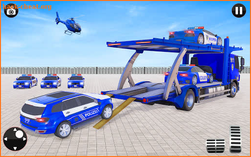 Real Police Transporter Truck Simulator :Car Games screenshot