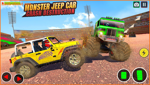 Real Prado Jeep Car Crash Stunts Demolition Derby screenshot