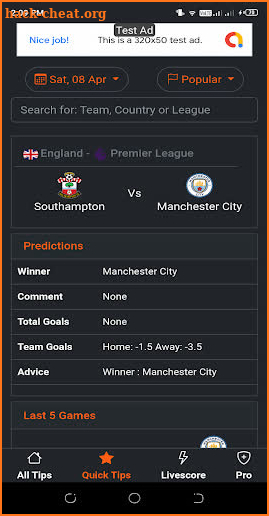 Real Prediction -Real Bet Tips screenshot