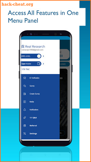 Real Research Survey App screenshot