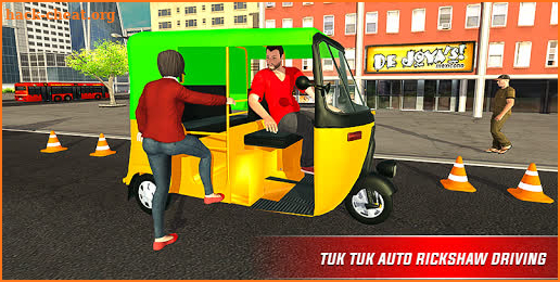 Real Rickshaw Driving Simulator-Tuk Tuk Games screenshot