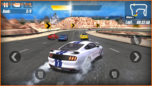 Real Road Racing-Highway Speed Car Chasing Game screenshot