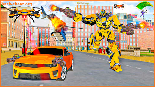 Real Robot Car Transformation Game: Robot Car Game screenshot