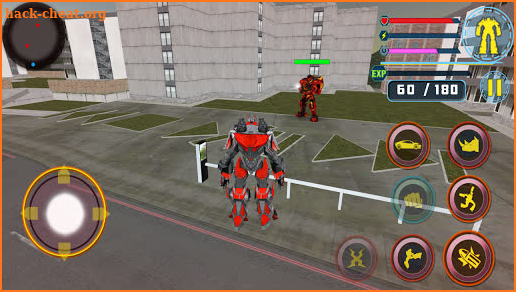 Real Robot Car Transforming Battle City LD Police screenshot