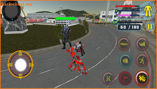 Real Robot Car Transforming Battle City LD Police screenshot