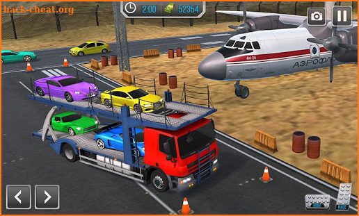 Real Robot Car Transporter Truck - Airplane Flight screenshot
