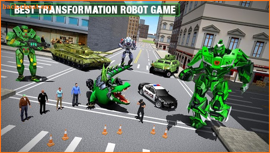 Real Robot Crocodile - Robot Transformation Game screenshot