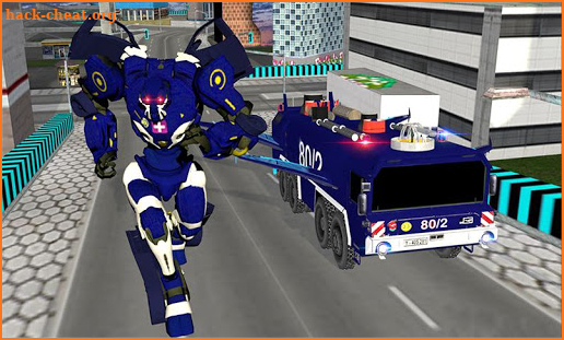 Real Robot fire fighter Truck: Rescue Robot Truck screenshot