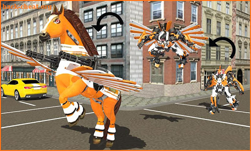 Real Robot Horse Battle:Wild Horse US Police Robot screenshot