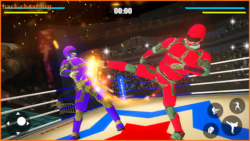 Real Robot Ring Fighting VS Wrestling Robot Game screenshot