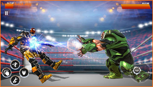 Real Robot Steel Cage Wrestling screenshot