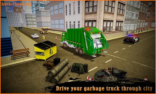 Real Robot Transformation Garbage Truck Driving 3D screenshot