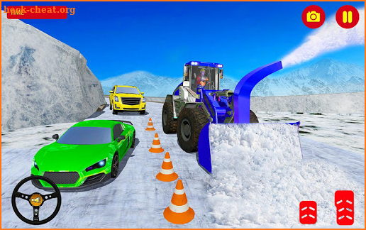 Real Snow Blower Excavator screenshot