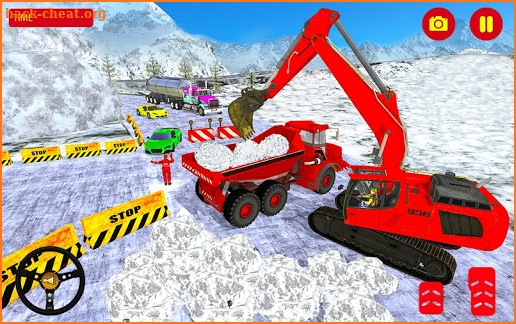 Real Snow Blower Excavator screenshot