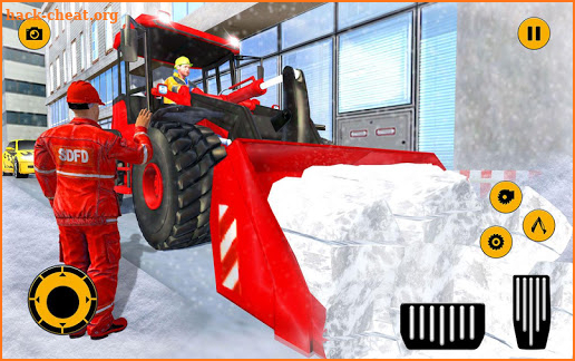 Real Snow Excavator Simulator 2019 screenshot