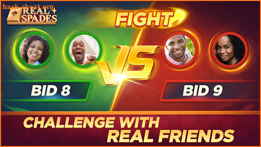 Real Spades Zingplay screenshot