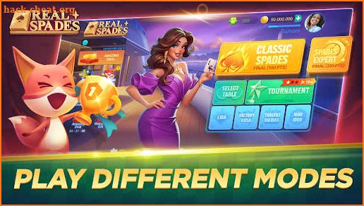 Real Spades Zingplay screenshot