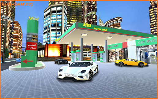 Real Sports Car Gas Station - Extreme Parking 2017 screenshot