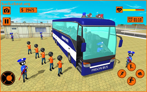 Real Stickman Prison Transport screenshot