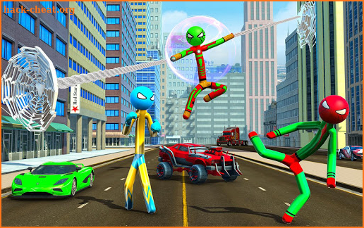 Real Stickman Rope Hero screenshot