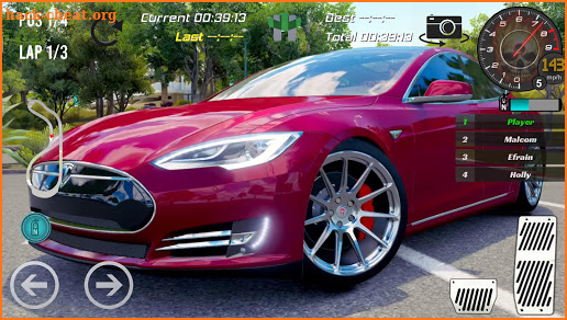 Real Tesla Racing 2018 screenshot