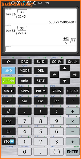 Real TI 84 Graphing Calculator - TI 83 Plus screenshot
