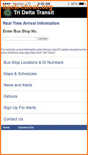 Real Time Bus Info screenshot