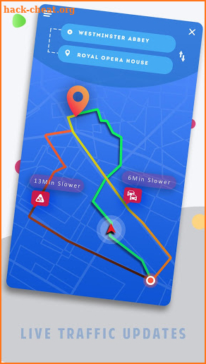 Real-time GPS, Maps, Routes, Direction and Traffic screenshot