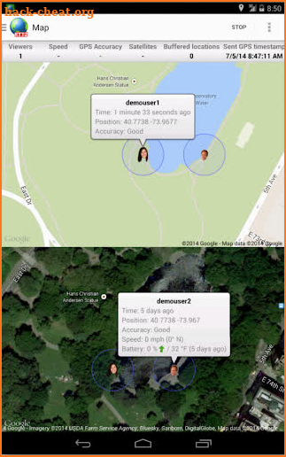 Real-Time GPS Tracker 2 screenshot